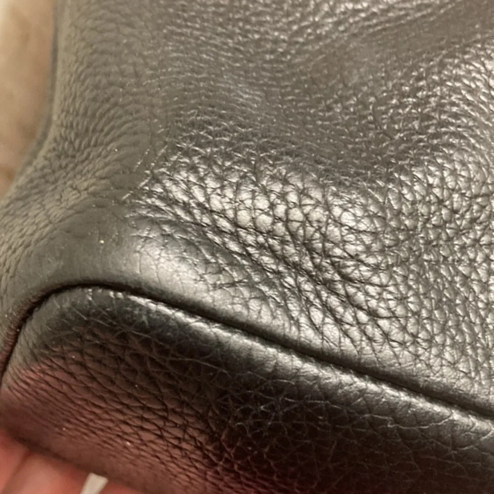 Michael kors black leather two way bag